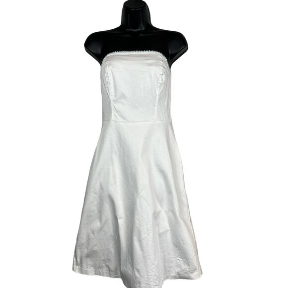 Tempo Paris Strapless Spring Midi Dress White - XS - Picture 1 of 7